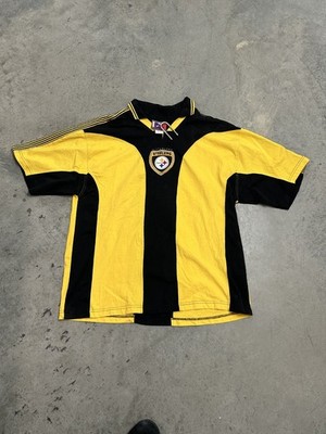 Vintage 90's Pro Player Pittsburgh Steelers Unique Rare Polo XXL