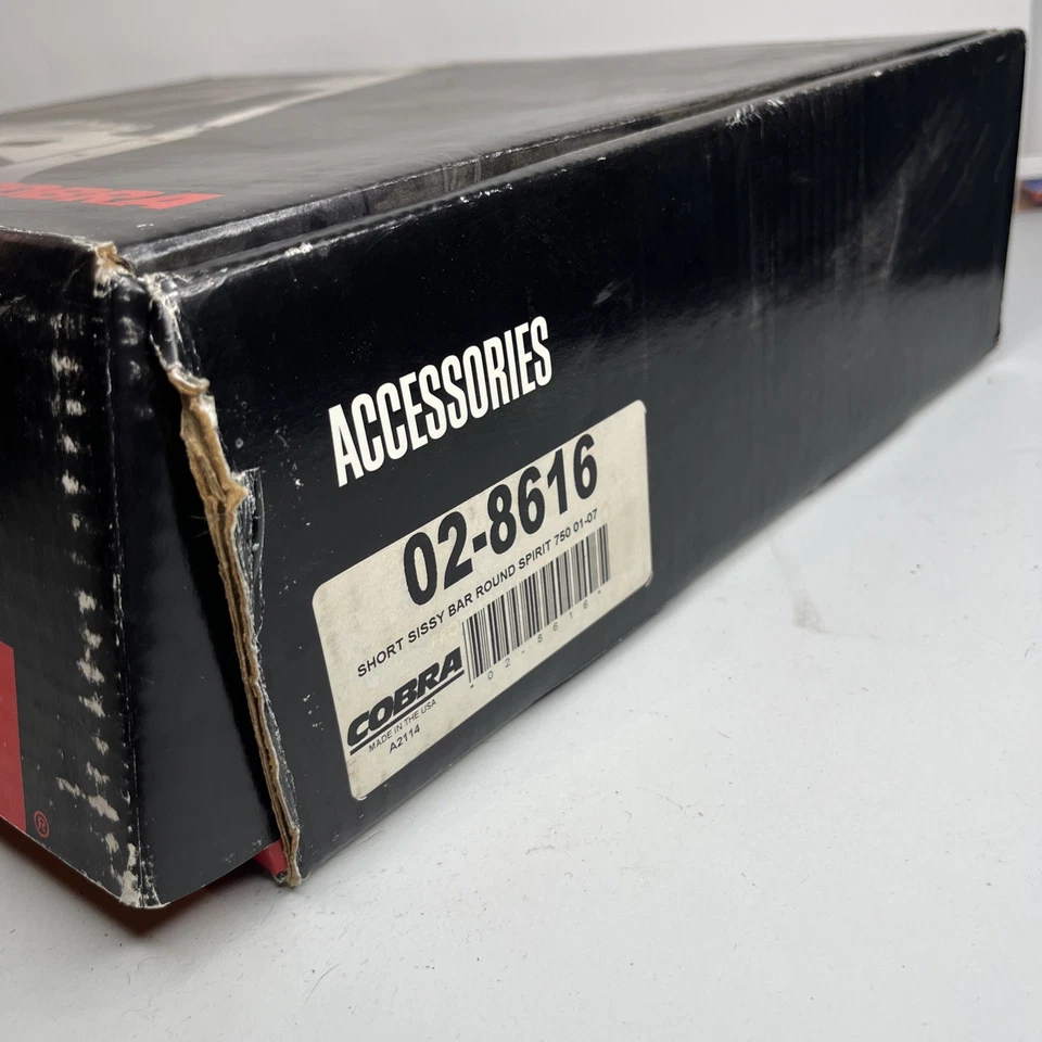 Barra corta Sissy Cobra 02-8616 Round Spirit cromada  Foto 2 de 4