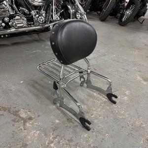 14-18 Indian Chief Chieftain Passenger Backrest w/ Luggage Rack OEM