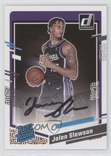 2023-24 Panini Donruss Rated Rookie Signatures Jalen Slawson #271 Auto 3y4