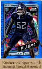 2024 Topps Chrome Cosmic #194 James Williams /99 RC Blue Moon Refractors