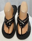 Clarks Cloud Steppers Flip-Flop Style Sandals, Black Women’s Size 11 Cushion — photo 3