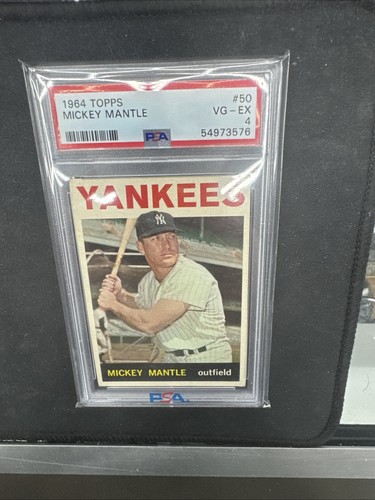 1964 Mickey Manyle Topps PSA 4 Yankees Baseball