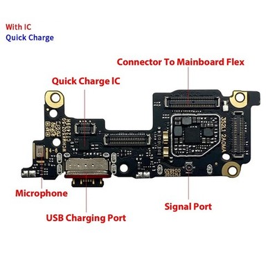 Tail Plug Small Board Charging Cable for Xiaomi 12 Lite/12SUltra/12TPro/14Pro/15