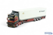 Rimorchio refrigerato Tekno J&J Transport Scania serie 4 Topline 164-480 85486
