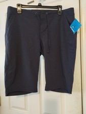 Columbia Women's Navy Anytime Outdoor Long Shorts,Size-14, New