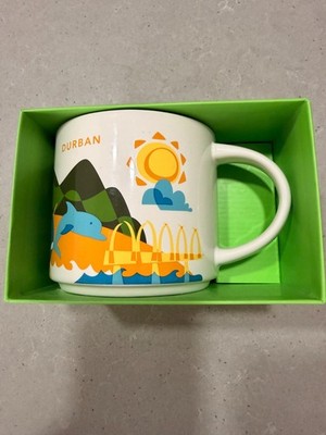 Starbucks South Africa   You Are Here  DURBAN  Series  Mug 14oz NIB RARE