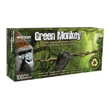 Watson Gloves 5559Pf-L Green Monkey, Disposable Gloves, 4 Mil Palm, Nitrile,
