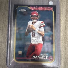 Topps 2024 Chrome Rookies Jayden Daniels Washington Commanders #201 Rookie