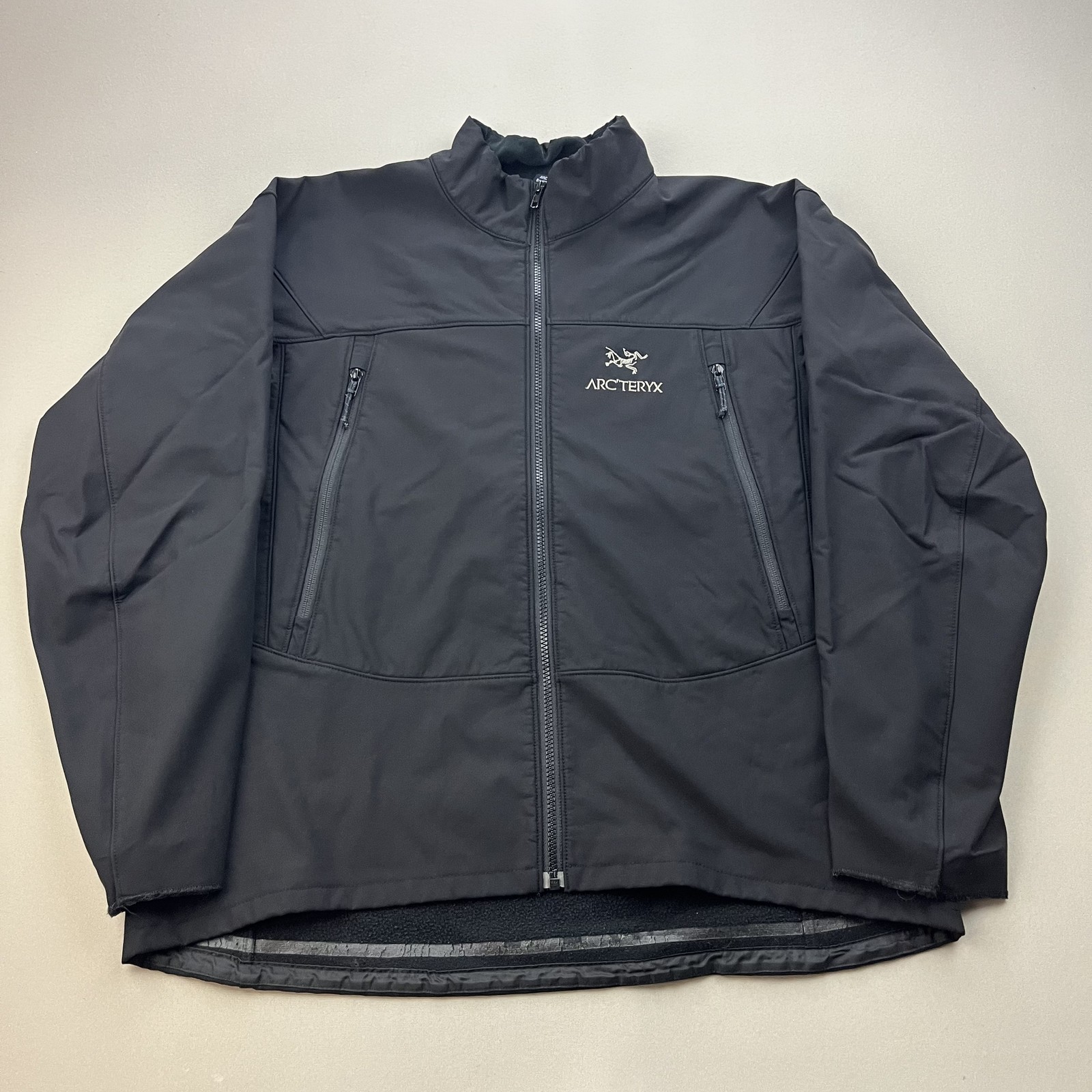 ARC'TERYX Giacca Vintage Arcteryx Gamma SV Uomo XL Nero Polartec Softshell Pile Zip y2k
