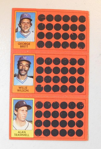 1981 TOPPS BASEBALL SCRATCH-OFF COMPLETE PANEL YOU PICK YOUR CARD (item#J11) - Picture 62 of 63