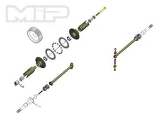 MIP Pucks 17.5 Drive System Associated B6.1 / B6.1D MIP18200