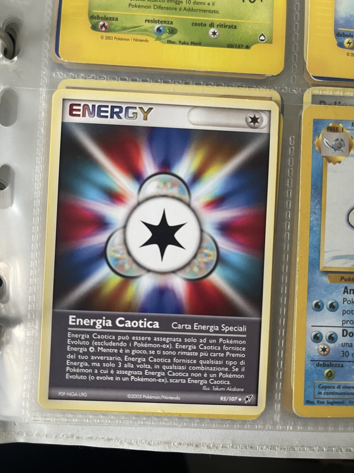 Scramble Energy 95/107 Ex Deoxys Pokemon NM Ita