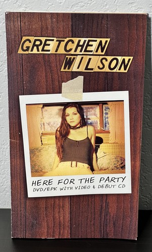 GRETCHEN WILSON “HERE FOR THE PARTY” CD/DVD Record label Promo