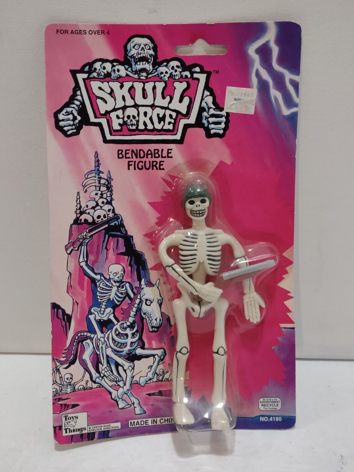 K-NOR Warrior Skull resin figure — Tenacious Toys®