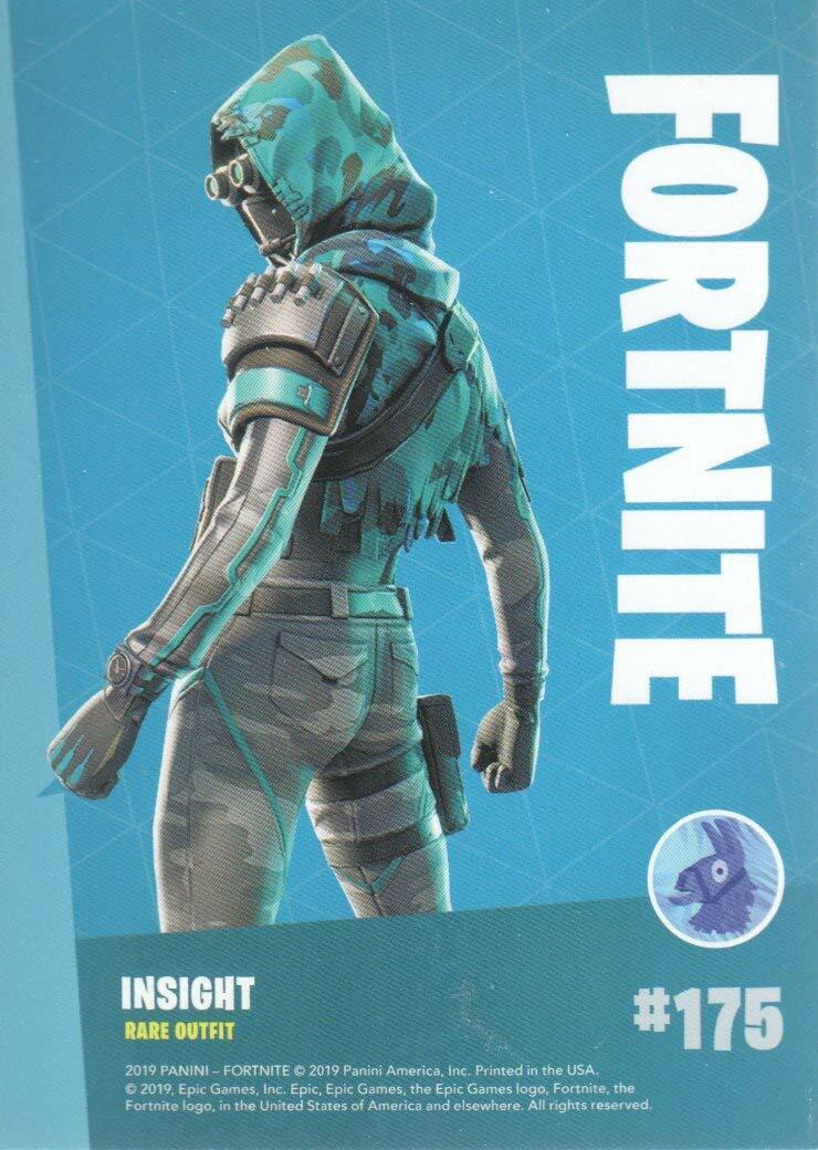 RARE CARD # 175 INSIGHT 2019 Panini Fortnite Series 1