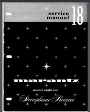 Marantz Model 18 Stereophonic Receiver Service Manual 41 pages