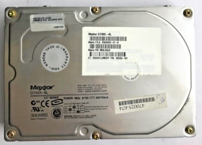 40 GB IDE FESTPLATTE  MAXTOR  D740X-6L    -  3,5 ZOLL #FP3202