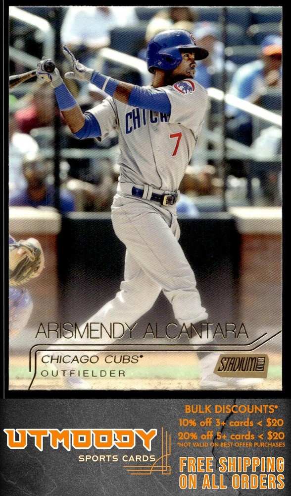 2015 Stadium Club 291 Arismendy Alcantara Gold Foil