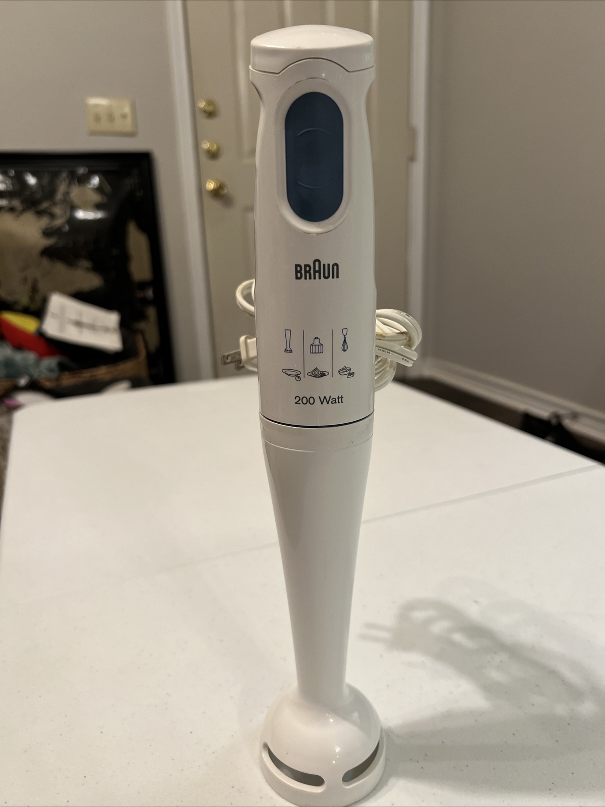 Braun Handheld Stick Electric Immersion Blender Mixer Model 4185 200 Watts WORKS eBay