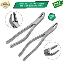 Dental Extracting Forceps 150s & 151s Surgical Extraction Tools Set German Grade