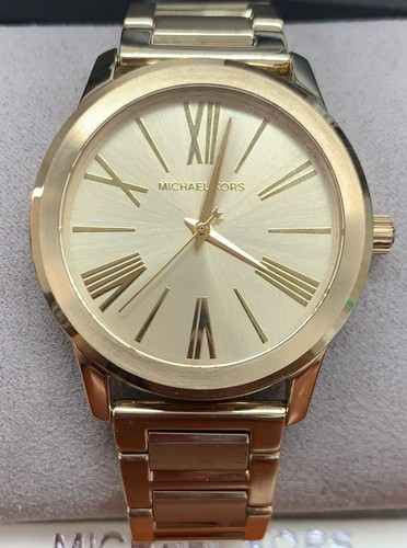 Michael Kors MK3490 Hartman Gold Dial 