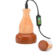 Electric Hot Red Bian Stone Abdominal Back Massage Tool Gua Sha Scraping Needle