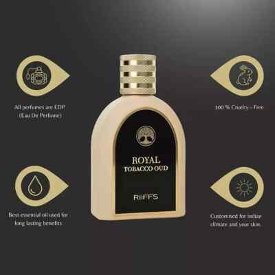 RiiFFS ROYAL TOBACCO OUD Lasting Eau De Perfume 100ML Elegant Fragrance  Natural