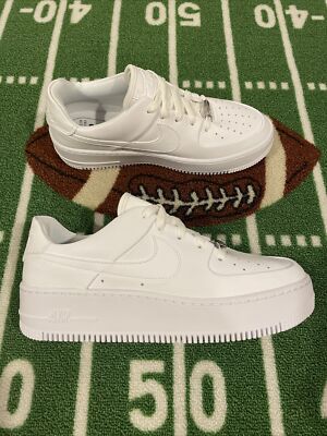 Nike Air Force One Low Sage Triple White Shadow Retro AR5339-100 Women’s  Sz 11