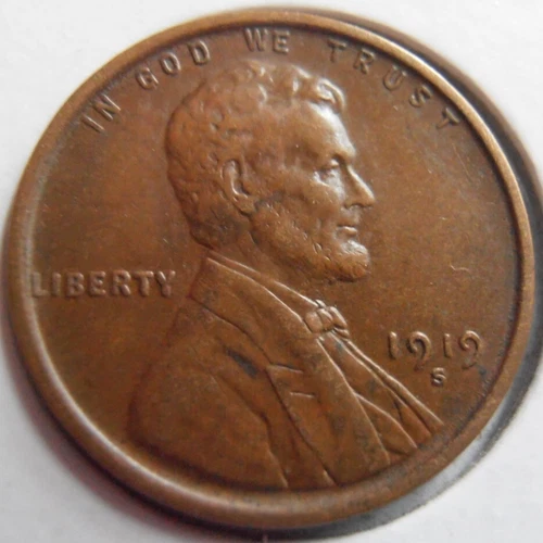 1919 S Lincoln Cent, EF-AU (19SSE2)