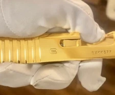 24k Gold Plating Mirror Polish SERVICE ALL GIock Pistol Slides + Extractors