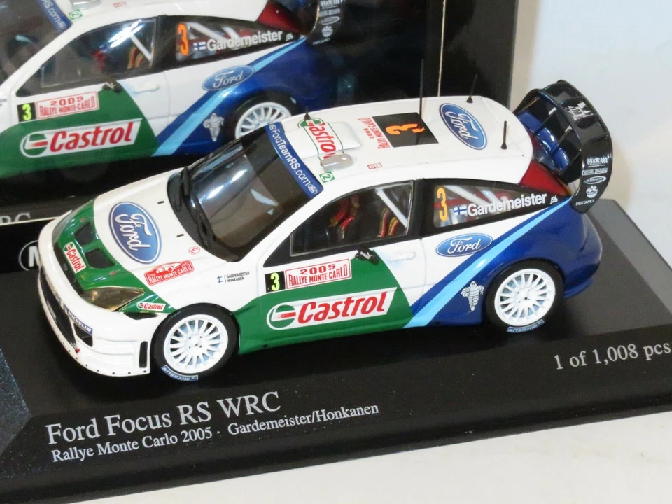 1/43 Ford Focus RS WRC Castrol Rally Monte Carlo 2005 #3 T.Gardemeister - Image 2 of 4