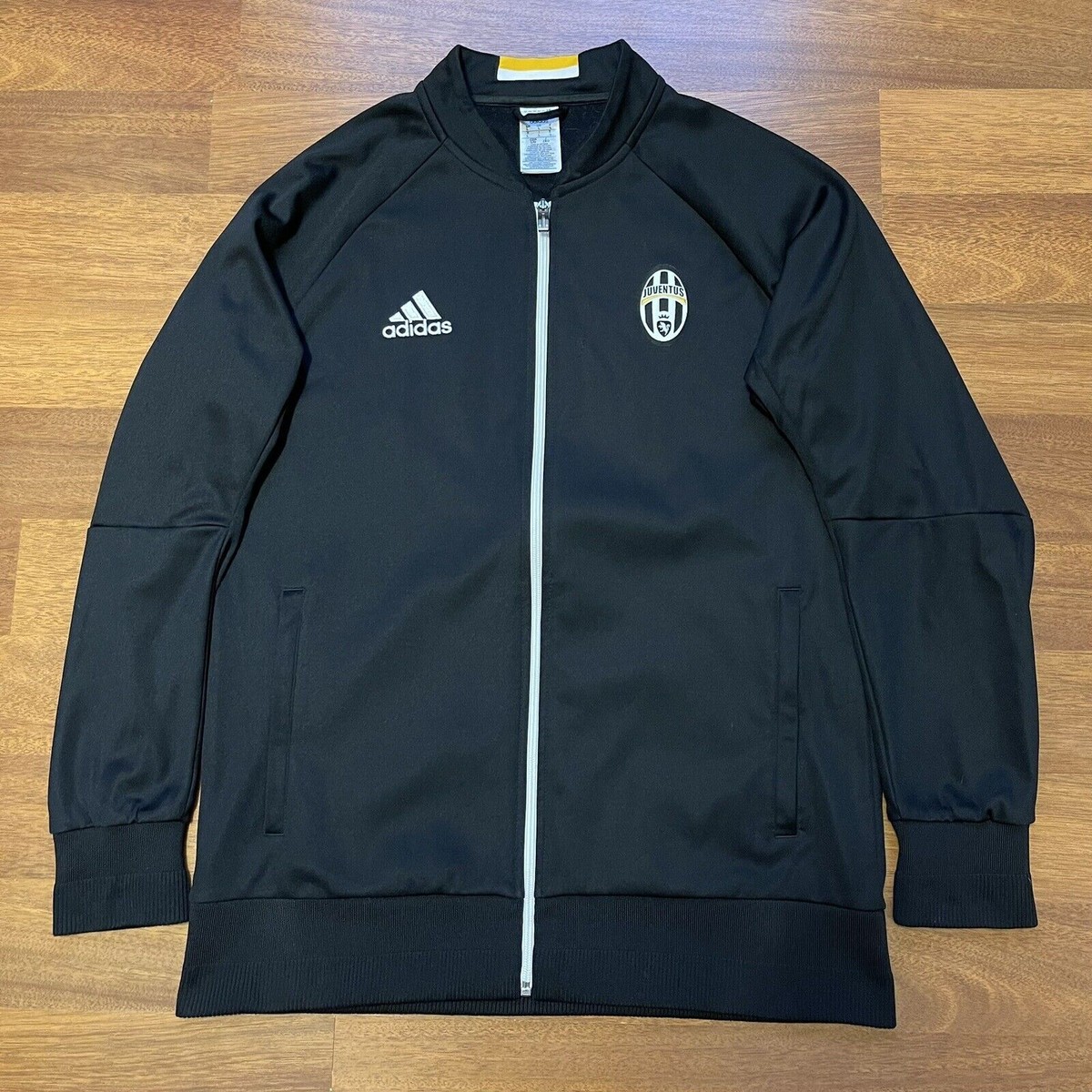 JUVENTUS ADIDAS 2016/2017 FOOTBALL SOCCER ANTHEM TRACK TOP SIZE “L