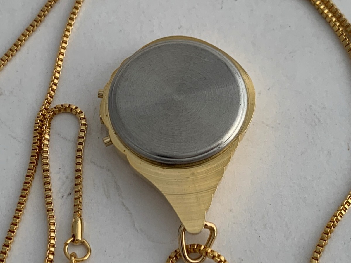pendant（第1世代）＋ Catlog Board 2 VINTAGE NOS ASTROSONIC LCD DIGITAL QUARTZ NECKLACE PENDANT