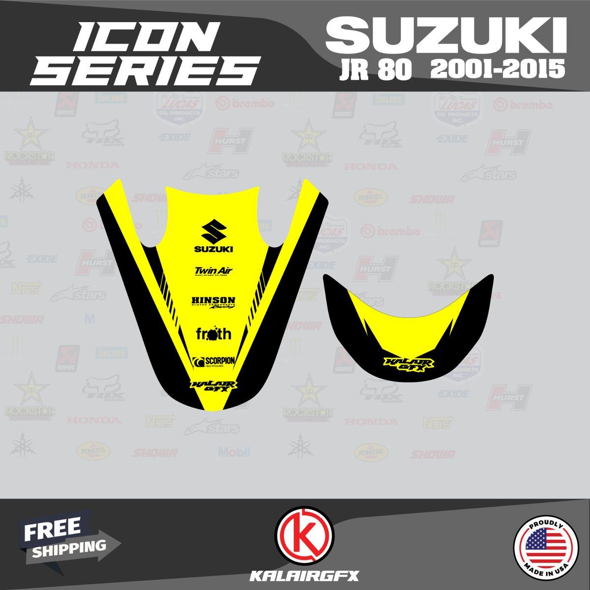 Graphics Kit for SUZUKI JR80 (2001-2015) JR 80 Icon Series