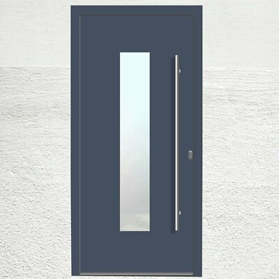 Haustür AKTION Tür Aluminium mit Kunststoff LA20 Modell WH75N Eingangstür Türen
