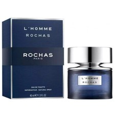 ROCHAS L'HOMME 40ML Eau De Toilette EDT SPRAY FOR HIM - BRAND NEW
