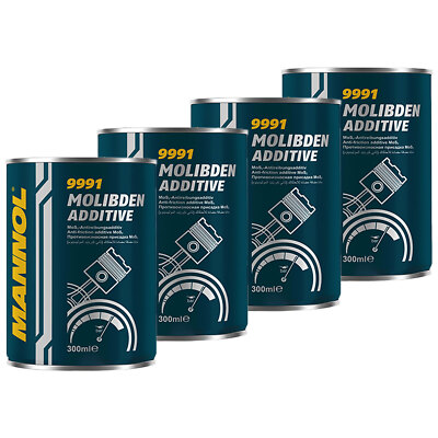 Anti Reibung Additiv 4x 300 ml Antireibung Verschleiß Motor Getriebe MoS2 MANNOL