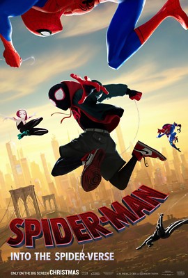 Spiderman Into The Spider-Verse movie poster (b) - Spiderman poster - 11 x 17 