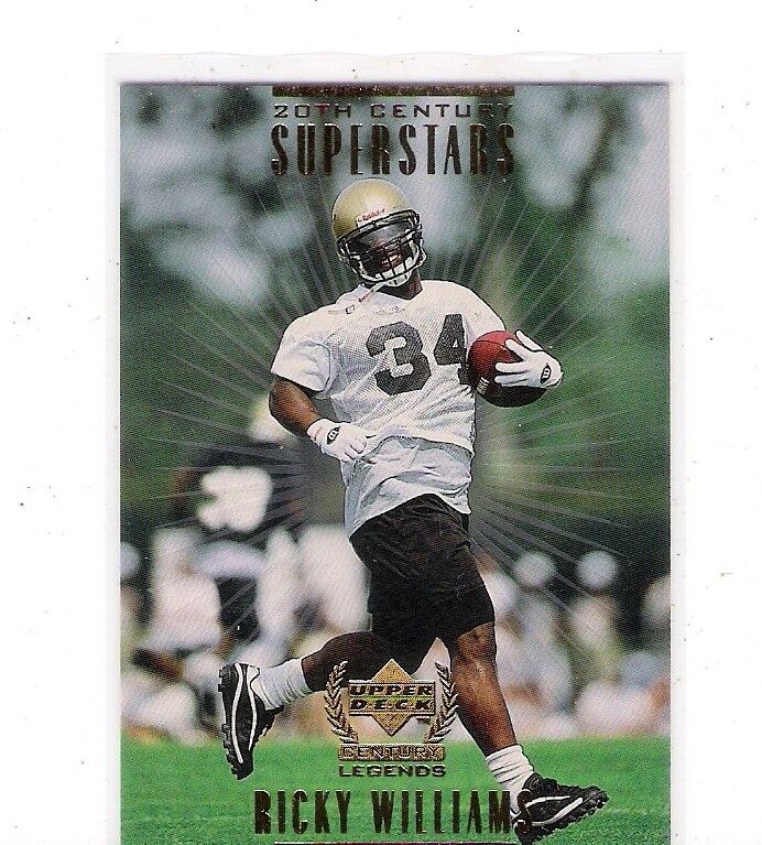 1999 Upper Deck Century Legends 20th Century Superstars # S2 Ricky ...