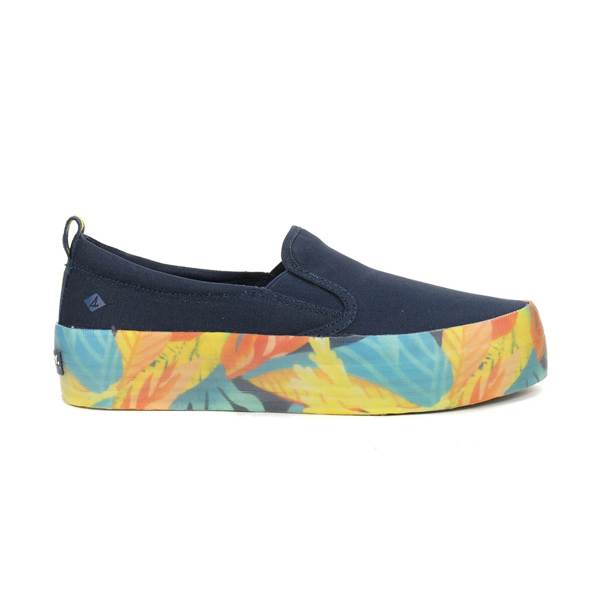 Sperry Women s Crest Twin Gore Floral Navy Platform Sneakers