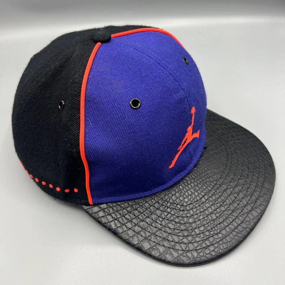 Gorra Air Jordan Juvenil Azul Negro Infrarrojo Jumpman Snap Back Cap Foto 2 de 4