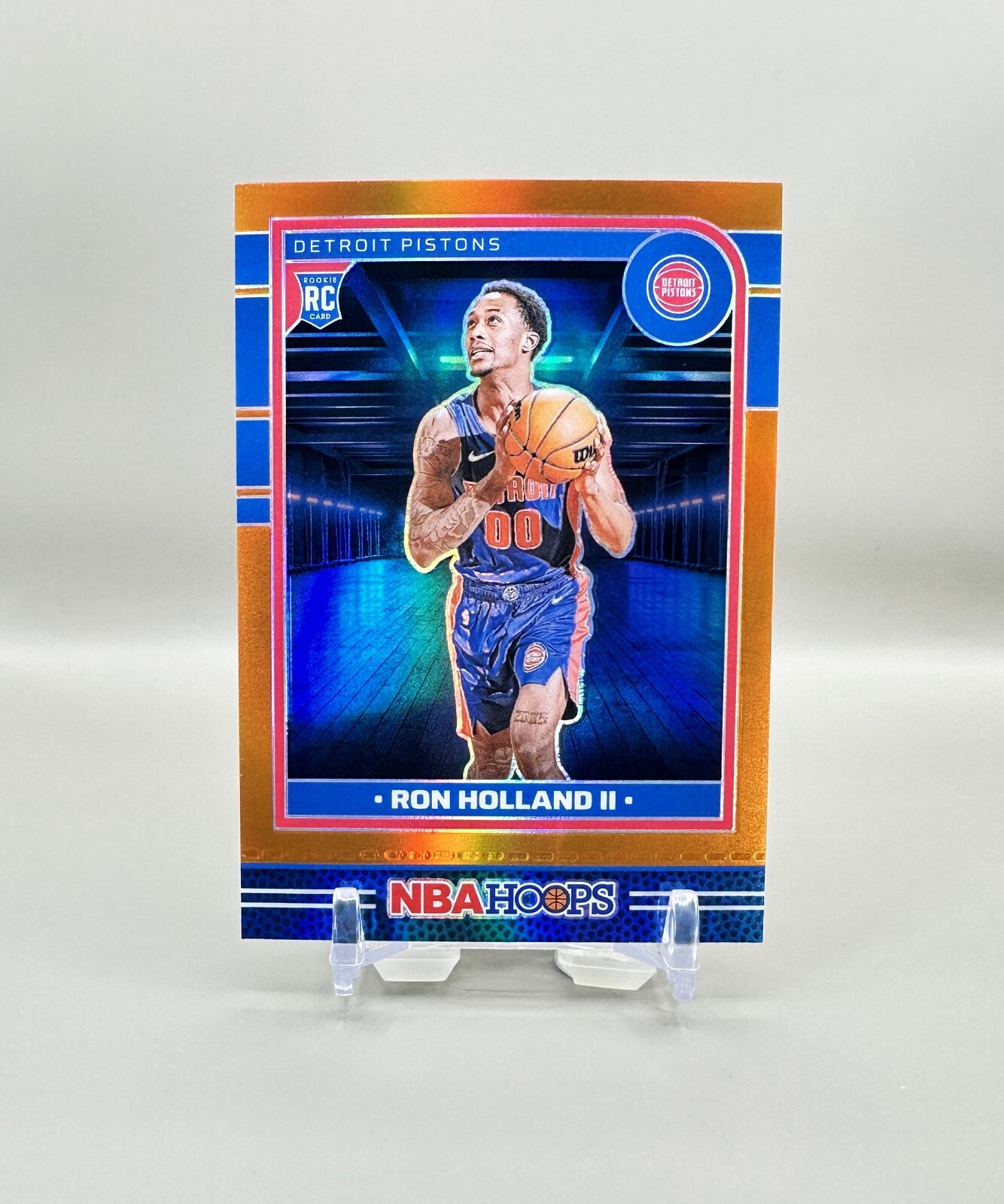 2024-25 Panini NBA Hoops #235 (Orange Prizm Premium)  RON HOLLAND II  [135/199]