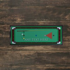 Personalisierter Snooker-Tischdesign Bar-Runner f&uuml;r Pub Club Party