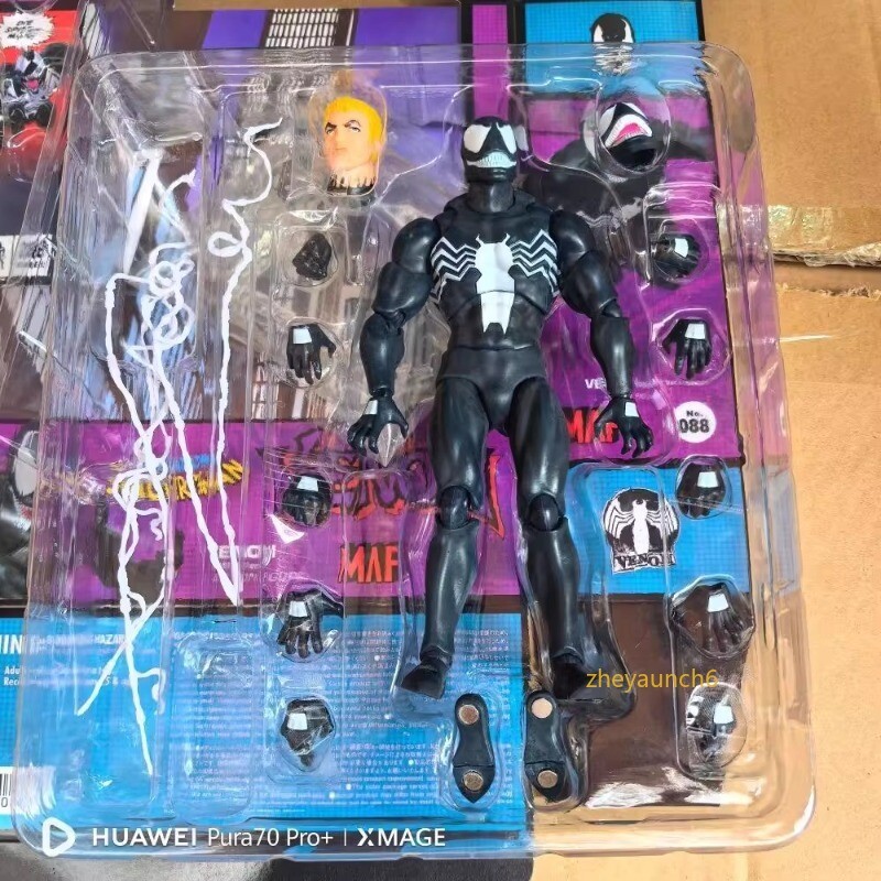 New MAFEX 088 1:12 The Amazing Spider-Man Venom Comic Ver. Action