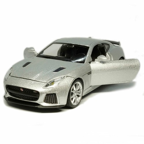 Jaguar F-Type 1:32 Scale Model Car Diecast Toy Vehicle Collection Gift Silver - Picture 12 of 12