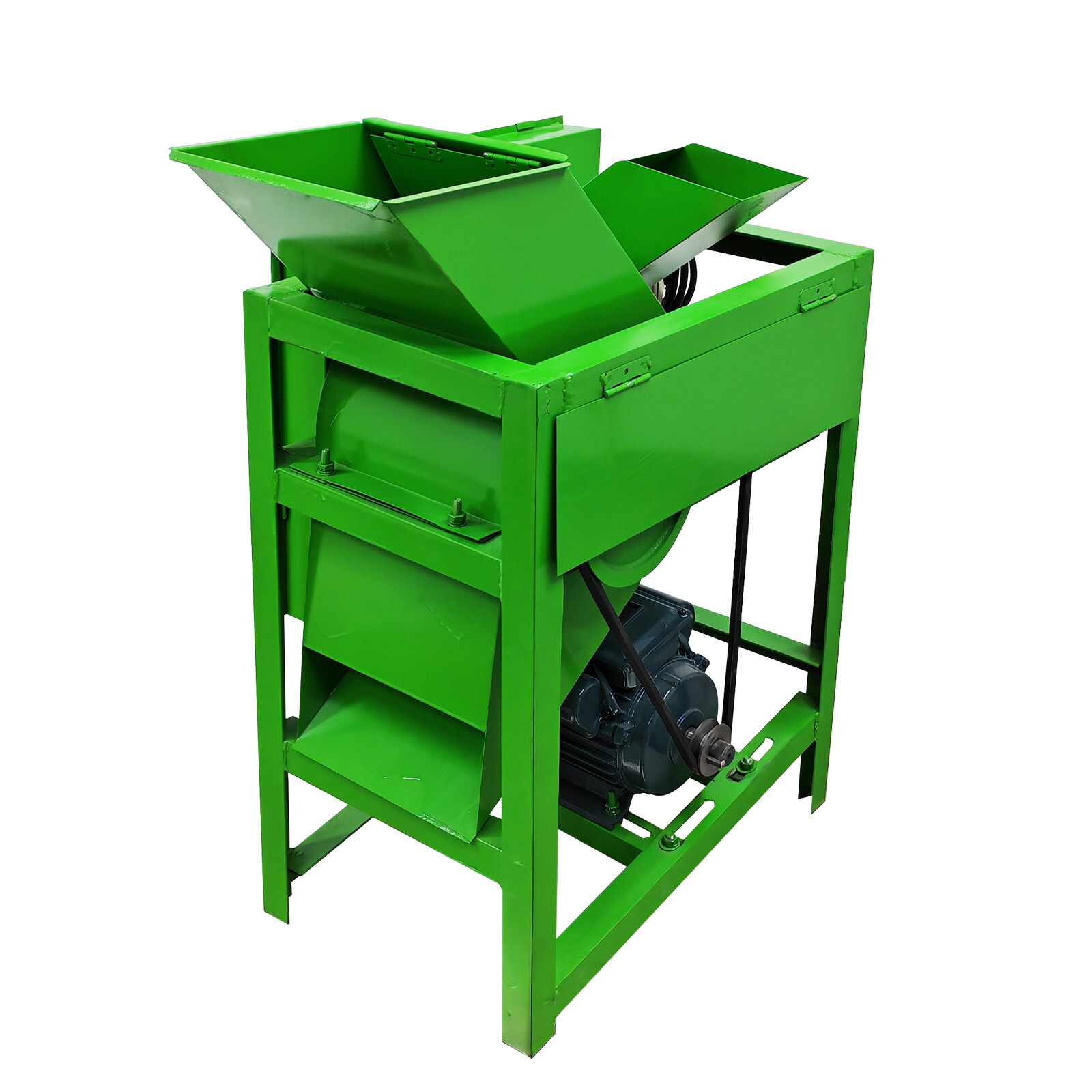 220V Grass/Melons Cutting and Dicing Combined Crusher Double Inlet 3HP 500kg/h