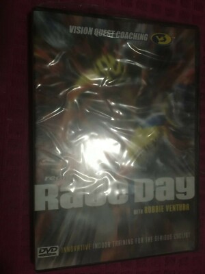 NEW! realRides PRESENTS Race Day with Robbie Ventura DVD - VISION QUEST COACHING