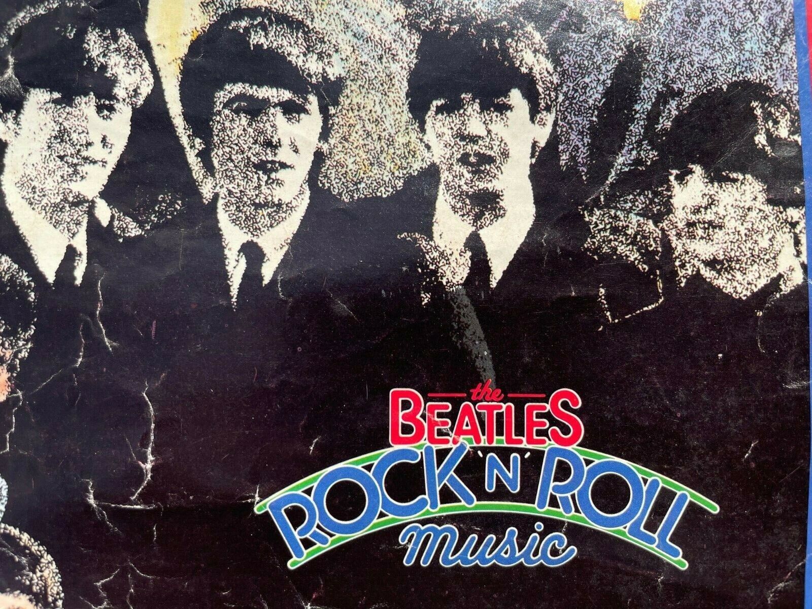BEATLES ROCK 'N' ROLL MUSIC POSTER, 1976 CAPITOL RECORDS PROMO