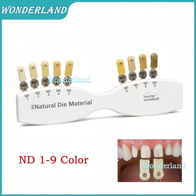 Ivoclar Vivadent Dental IPS Natural Die Material Shade Guide ND 1-9 Abutment